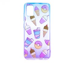 Силіконовий чохол WAVE Sweet&Asid Case для Samsung A51 (TPU) blue/purple/cocktells