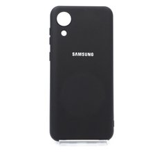 Силіконовий чохол Full Cover для Samsung A03 Core black