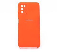 Силіконовий чохол Full Cover для Samsung A03S red My Color Full Camera