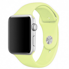 Силіконовий ремінець для Apple Watch Sport Band 42/44mm (S/M & M/L) 3pcs mellow yellow