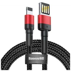 USB кабель Baseus CALKLF-G Lightning 2.4A/1m red/black