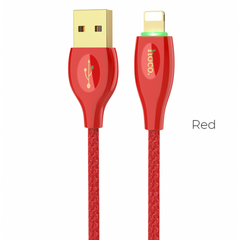 USB кабель HOCO U43 Ceramik Lightning 1.2м Red