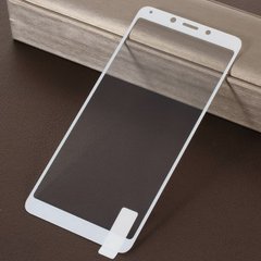 Защитное 2.5D стекло Full Coverage для Xiaomi Redmi 6/6A white Glasscove