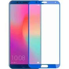 Защитное стекло Full Coverage для Huawei Honor 7X blue