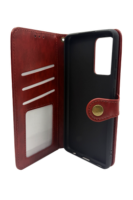 Чохол-книжка шкіра для Samsung A52 red Getman Gallant PU