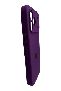 Силіконовий чохол Full Cover для iPhone 17 Pro purple (grape) Full Camera