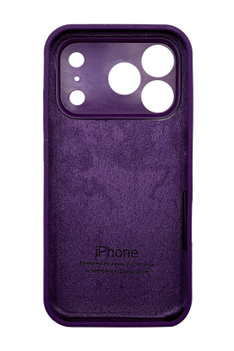Силіконовий чохол Full Cover для iPhone 17 Pro purple (grape) Full Camera