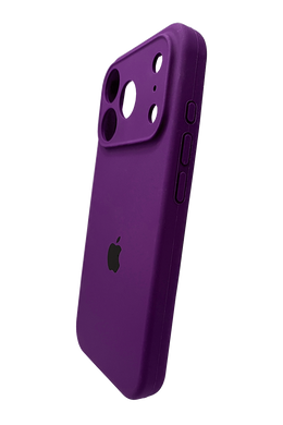 Силіконовий чохол Full Cover для iPhone 17 Pro purple (grape) Full Camera