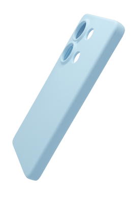 Силіконовий чохол Softy для Xiaomi Redmi Note 13Pro 4G/PocoM6 Pro4G light blue Full Camera з мікрофі