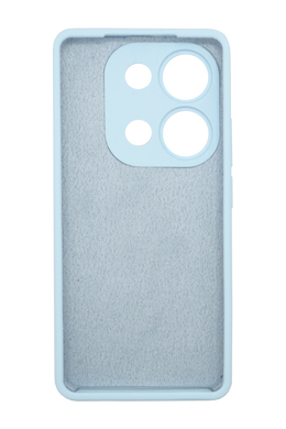 Силіконовий чохол Softy для Xiaomi Redmi Note 13Pro 4G/PocoM6 Pro4G light blue Full Camera з мікрофі