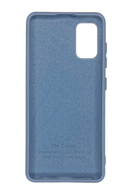 Силиконовый чехол Full Cover для Samsung A41 navy blue