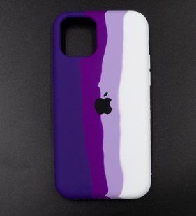 Силіконовий чохол Full Cover для iPhone 11 Pro Rainbow №6