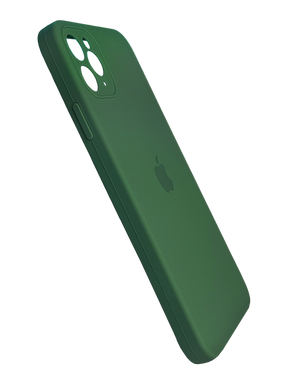 Силіконовий чохол Full Cover для iPhone 11 Pro Max cyprus green Full Camera