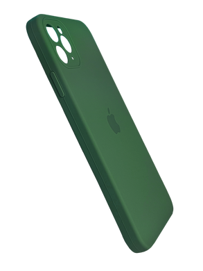 Силиконовый чехол Full Cover для iPhone 11 Pro Max cyprus green Full Camera