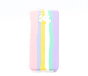 Силіконовий чохол Full Cover для Xiaomi Poco X3/X3 Pro Rainbow №1 Full Camera