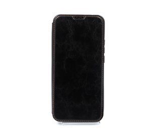 Чехол книжка Premium PU кожа для Xiaomi Redmi 9 DDU black (4you)