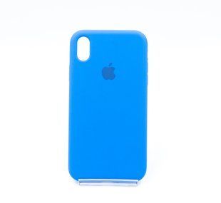 Силіконовий чохол Full Cover для iPhone XR royal blue(capri blue)