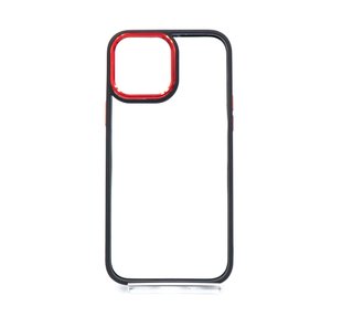 Чохол CRISTAL GUARD для iPhone 13 Pro Max black/red