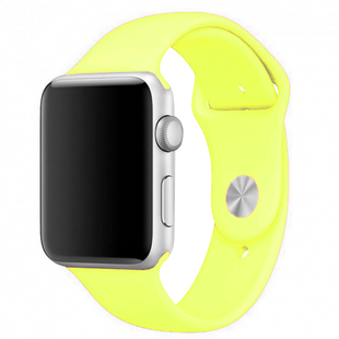 Ремінець Silicone 20mm bright yellow