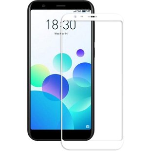 Защитное 2.5D стекло для Meizu M8C f/s 0.3mm white