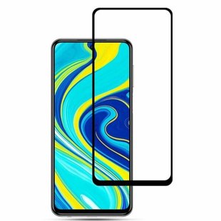 Захисне 10D скло Full Glue для Xiaomi Redmi Note 9 5G black SP