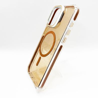 Чехол Fibra Star Shine with MagSafe для iPhone 15 Pro Max clear desert gold