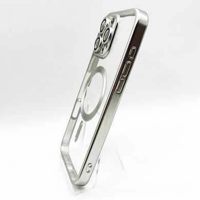 Чехол Metal Matte with MagSafe для iPhone 16 Pro Max white titanium Full Camera