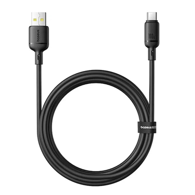 USB кабель Baseus Silky Series Type-C 100W 1m black