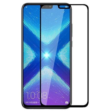 Защитное 2.5D стекло Full Glue для Huawei Honor 8X f/s black