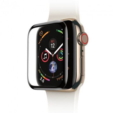 Захисне 3D скло для годинника Apple Watch 44mm black