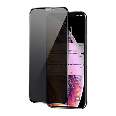 Защитное 5D Privacy стекло Full Glue для iPhone 11/XR black