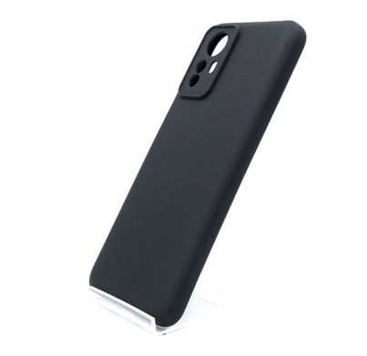 Силіконовий чохол Full Cover для Xiaomi Redmi Note 12S black Full Camera без logo