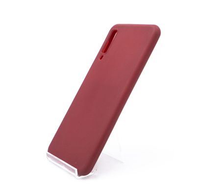 Силиконовый чехол Soft feel для Samsung A750 marsala Candy