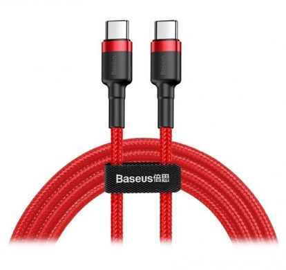 USB кабель Baseus CATKLF-G PD2.0 60W Type-C 1m red