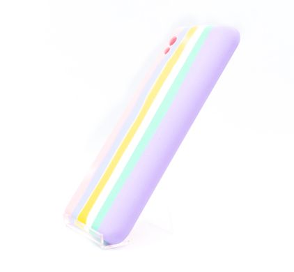Силіконовий чохол Full Cover для Xiaomi Redmi 9A Rainbow №1