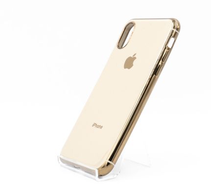 Силіконовий чохол Farfor для iPhone X / XS gold Sp