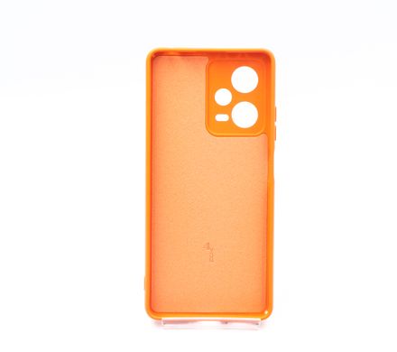 Силіконовий чохол Full Cover для Xiaomi Redmi Note 12 Pro new apricot Full Camera без logo