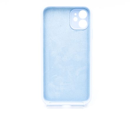Силіконовий чохол Full Cover для iPhone 11 lilac cream Full Camera