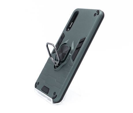 Чехол SP Transformer Ring for Magnet для Samsung A30s/A50 green противоударный
