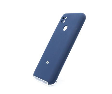Силіконовий чохол Full Cover для Xiaomi Redmi 9C dark blue Full camera