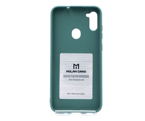 Силіконовий чохол Molan Cano Jelly для Samsung A11 dark green