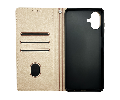 Чохол книжка Deluxe для Samsung A07 pink sand