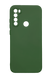 Силиконовый чехол SMTT для Xiaomi Redmi Note 8T dark green Full Camera с микрофиброй