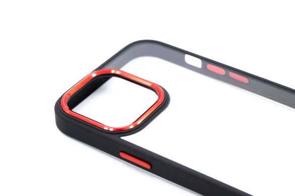 Чохол CRISTAL GUARD для iPhone 13 Pro Max black/red