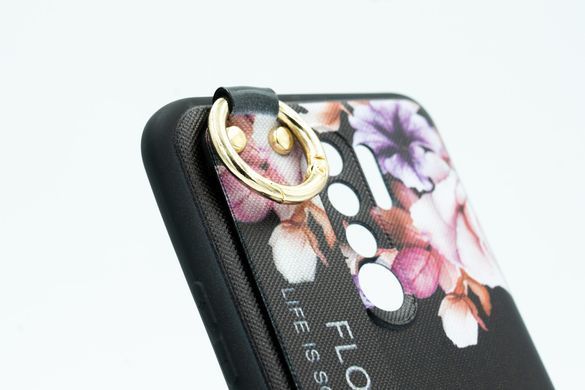 Силіконовий чохол Flower Rope для Xiaomi Redmi 9 black