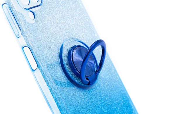 Силіконовий чохол SP Shine для Samsung A12 blue ring for magnet