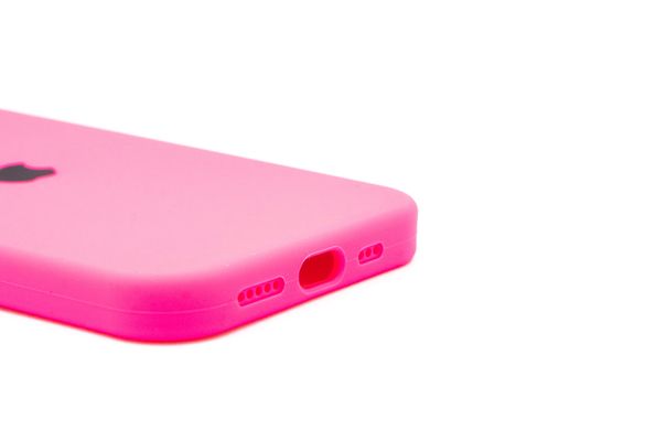 Силіконовий чохол Full Cover для iPhone 15 barble pink (hot pink)