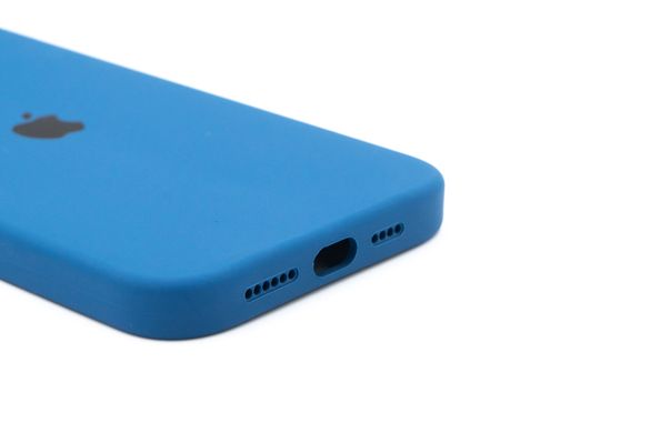 Силіконовий чохол Full Cover для iPhone 14 Plus navy blue