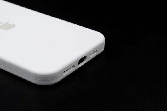 Силіконовий чохол Full Cover для iPhone 14 Pro Max white Full Camera