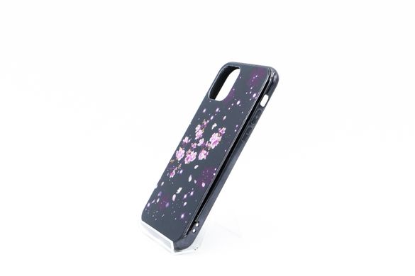 TPU+Glass чохол Fantasy для iPhone 11 Pro з глянцовими торцями цвітіння
